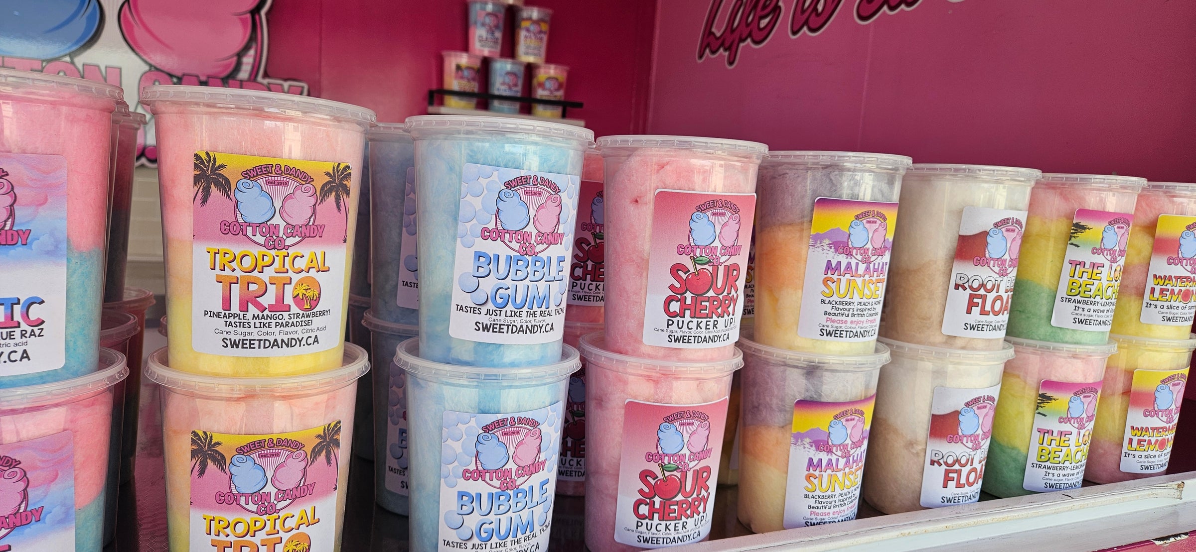 cottoncandyさん　0914 32 oz Container Cotton Candy | Sweet & Dandy Cotton Candy Co